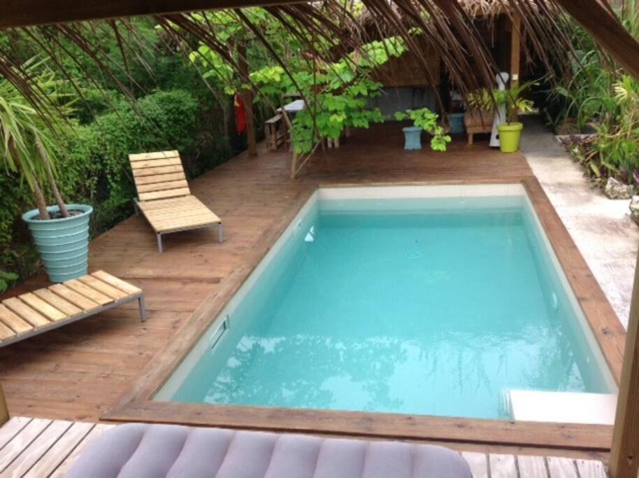 Le Zayenn Gite Cote Canne Grand-Bourg  Exteriör bild